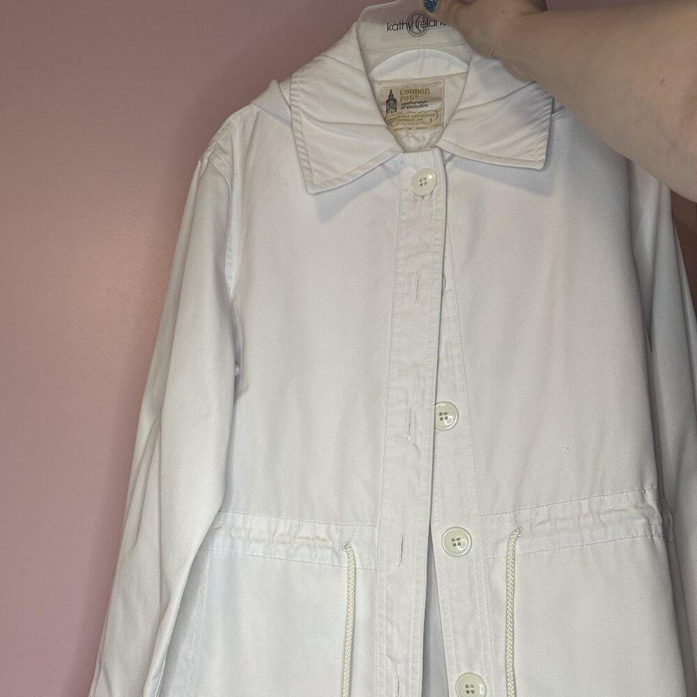 VTG London Fog White Spring Coat